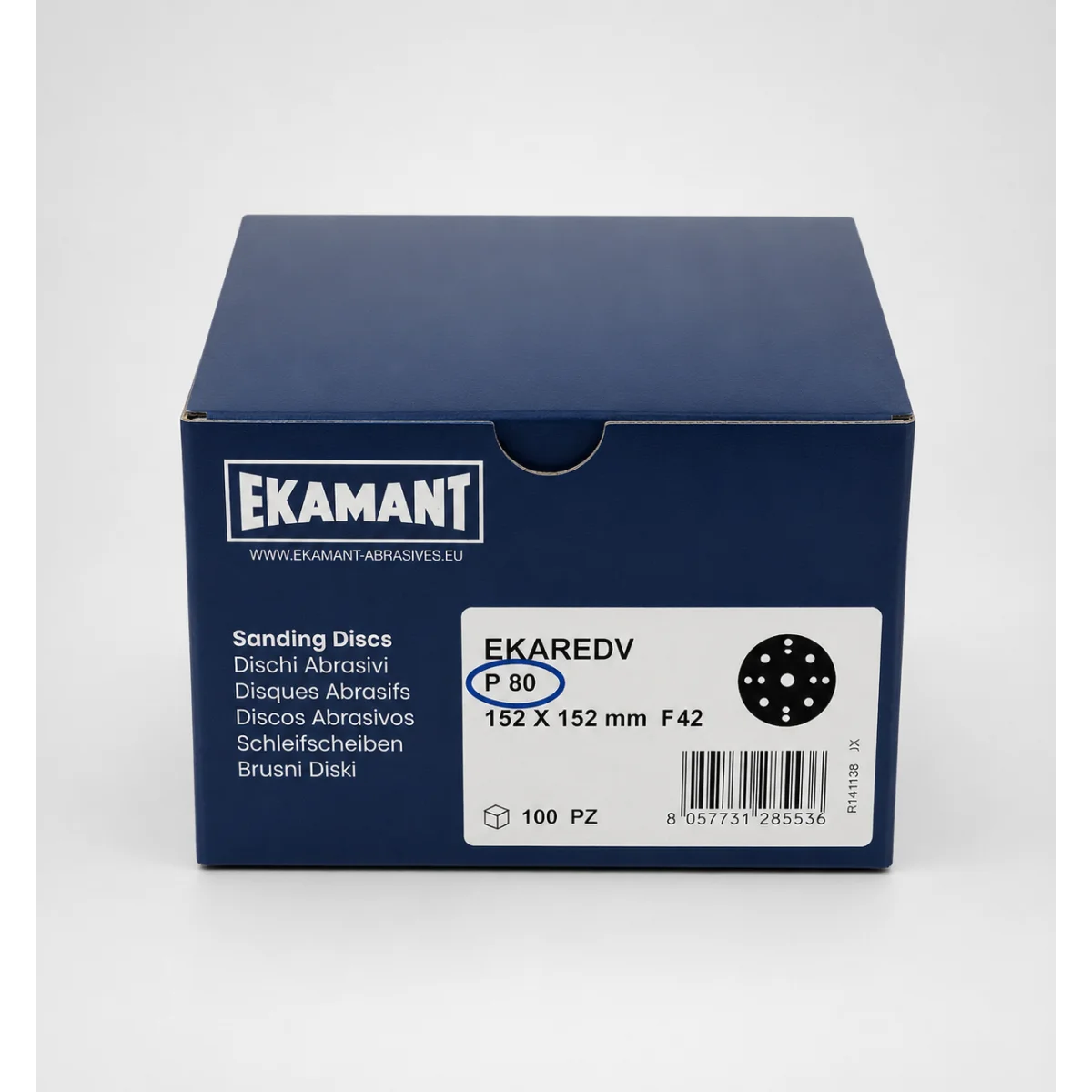 Ekamant kružni disk Ekaredv P80