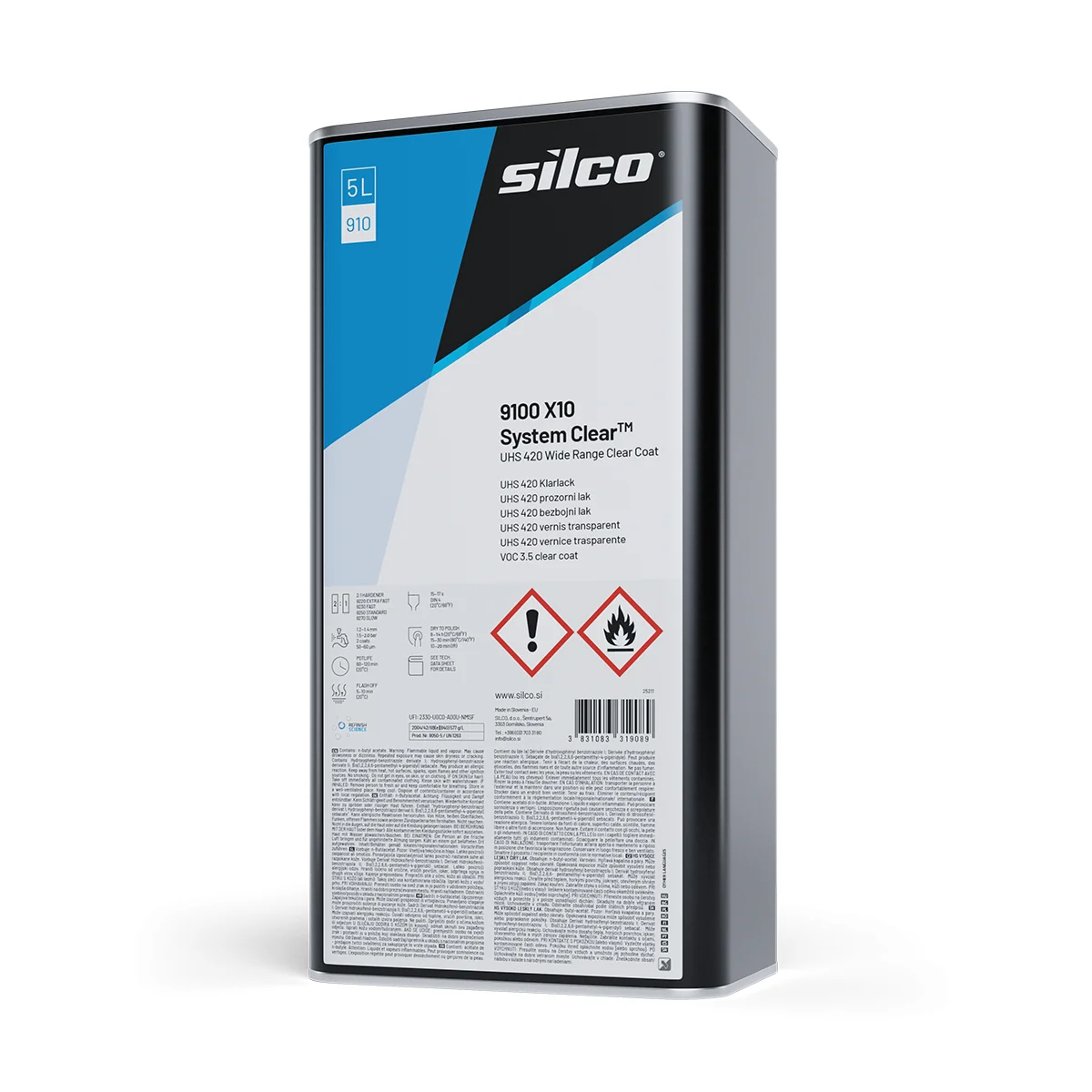 Bezbojni Lak Silco 9100 X10 System Clear — slika 3